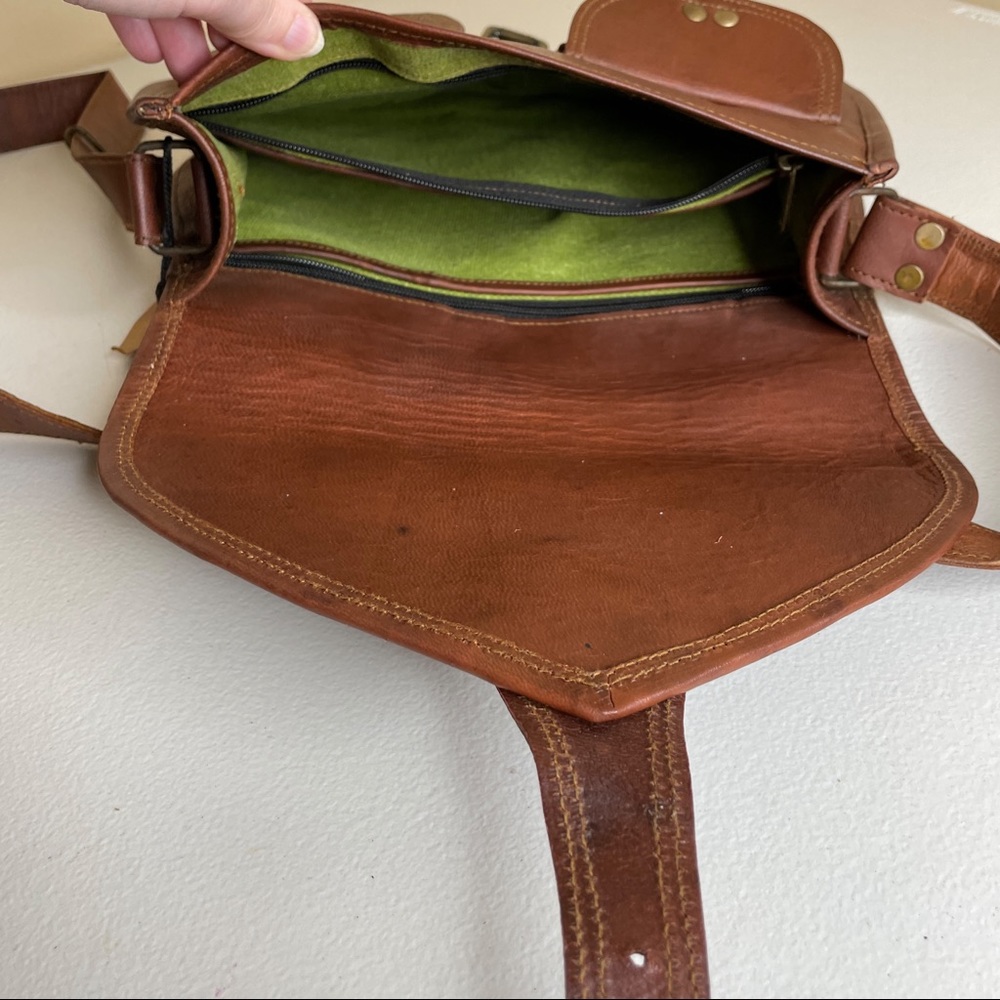 New Montana Hudson Caroline Saddlebag Leather Purse - Picture 8 of 16